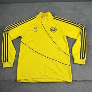 CHELSEA FOOTBALL Club Champions League SHIRT ADIDAS SIZE M ADULT LONG SLEEVE